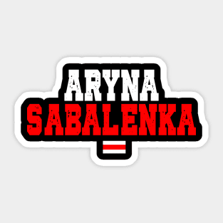 Aryna Sabalenka ( Belarussian Tennis Player) Sticker